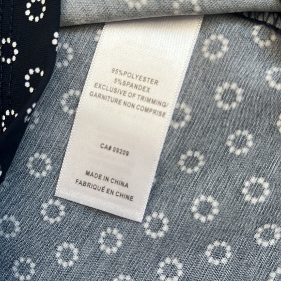 CLEO NAVY BLUE PATTERNED CAMISOLE SIZE S - Picture 6 of 8